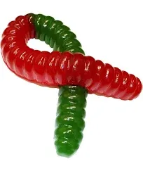 The Original World's Largest Gummy Worm - (Cherry/Green Apple)