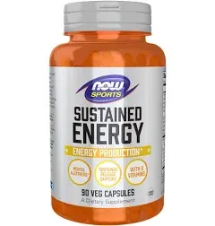 NOW Sustained Energy 90 Veg Capsules