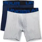 Under Armour Tech 6in. Mens 2 Pack Boxerjock