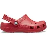 Crocs Kids' Classic Clogs, Size 6, Varsity Red