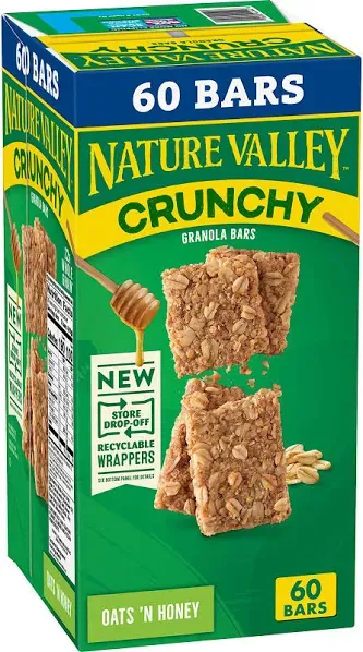 Nature Valley Crunchy Granola Bars Oats n Honey