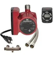  Grundfos UP15-10SU7P/TL<wbr/>C Instant Hot Water Circulating Pump w/ Digital Timer 