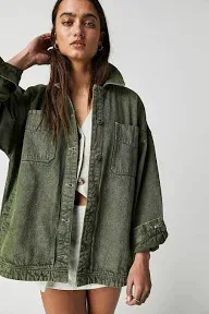 Free People Madison City Twill Jacket