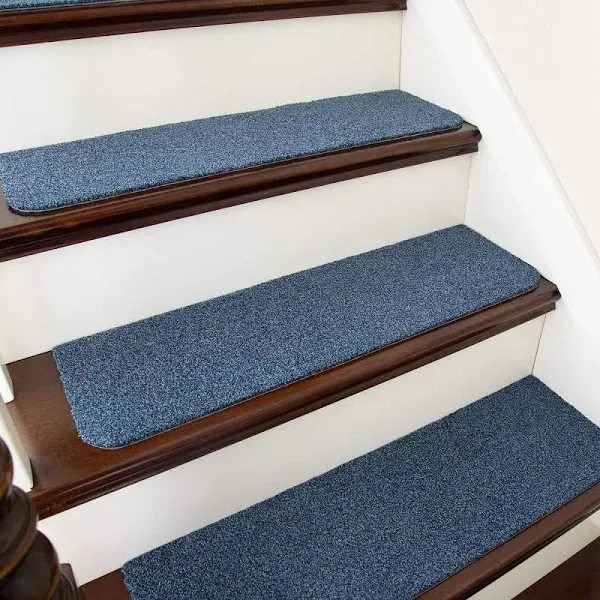 COSY HOMEER Stair Treads Non-Slip Carpet Mat 28inX9in Indoor Stair Runners for Wooden Steps, Stair Rugs for Kids and Dogs