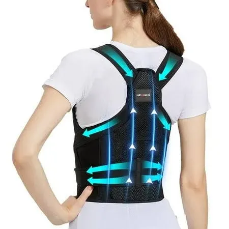 Fit Geno Posture Corrector for Women and Men Adjustable Back Brace & Straightener for Scoliosis