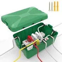 Large Outdoor Waterproof Electrical Box(12.6 x 8.3 x 5.2 inch), IP54 Weatherp...