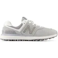 New Balance Women's 574 Greens v2 Golf Shoe, Light Grey, 9.5 Wide