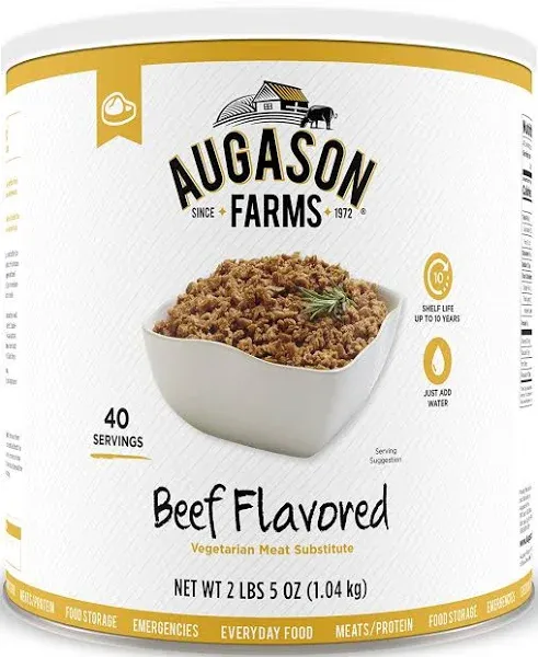 Augason Farms Beef Flavored Meat Substitute