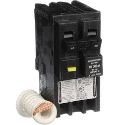 Square D Homeline 40 Amp 2-Pole GFCI Circuit Breaker