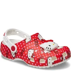 Crocs Toddler Hello Kitty Red Classic Clog Red