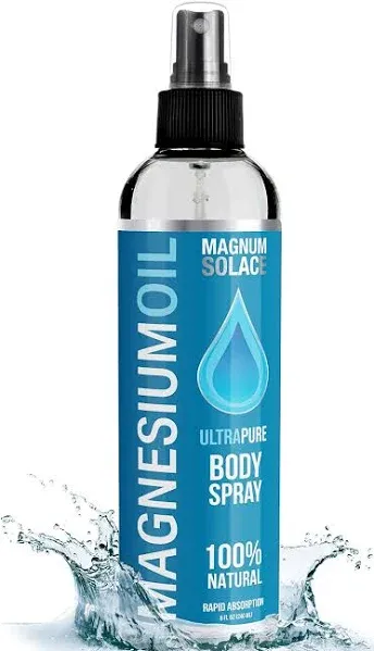 Magnesium Oil Spray - 100% Natural Magnesium Spray – Made with Dead Sea Salt, Stronger Than Magnesium Lotion and Magnesium Cream