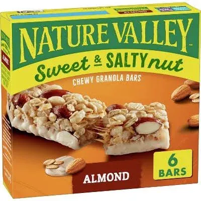  Nature Valley Sweet and Salty Nut Almond Granola Bars 36 ct 1.2 Oz Bars