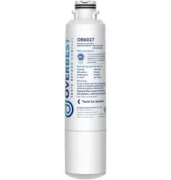 Overbest DA29-00020B Refrigerator Water Filter, Replacement for Samsung DA29-00020B, HAF-CIN/EXP, 46-9101, RF4267HARS, 2 Filters