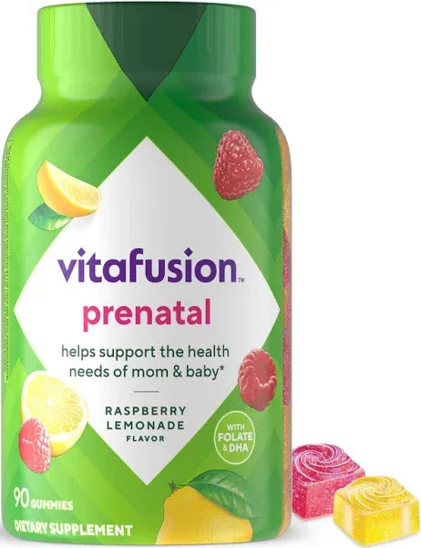 vitafusion PreNatal Gummy Vitamins - Pack of 90 (19505)