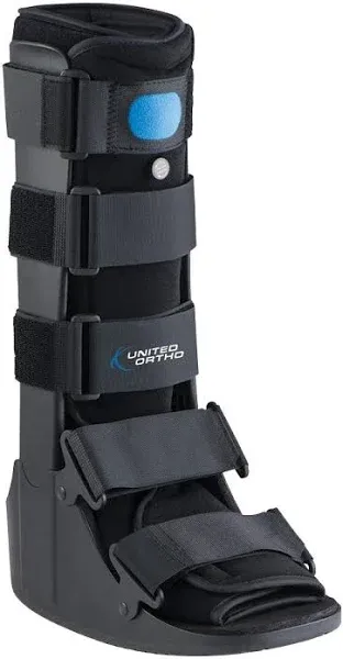 United Ortho Air Cam Walker Fracture Boot, Extra Large, Black