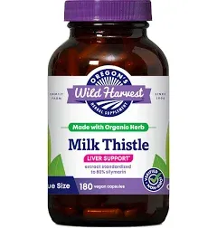 Oregon's Wild Harvest Milk Thistle 180 Capsules