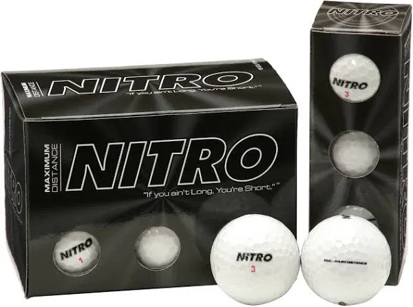 Nitro Maximum Distance Golf Balls