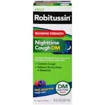 Robitussin Nighttime Cough DM, Maximum Strength, Adult - 8 fl oz