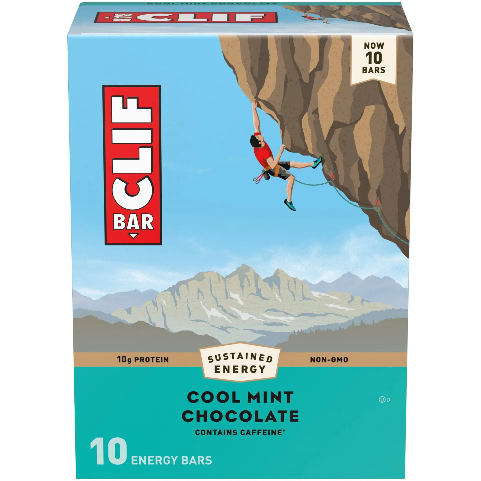 Clif 10 Pack Cool Mint Chocolate - 2.4 oz