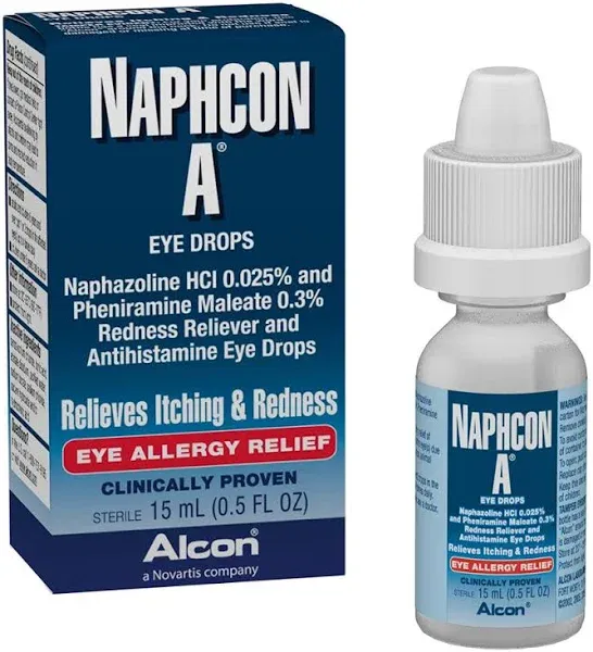 Naphcon-A Allergy Relief Eye Drops