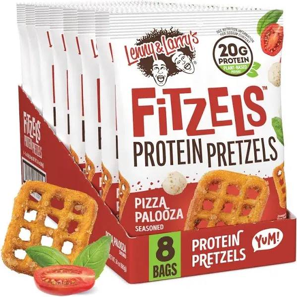 Lenny & Larry's Pizza Palooza Fitzels Protein Pretzels