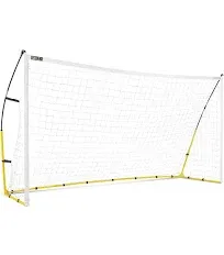 SKLZ 8&#039; Quickster Lightweight Easy Setup Portable Soccer Training Goal/Net 