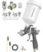 D1 LVLP Air Spray Gun Premium Kit, Easy to Use, Paint Gun for Cars &amp; House DIY P