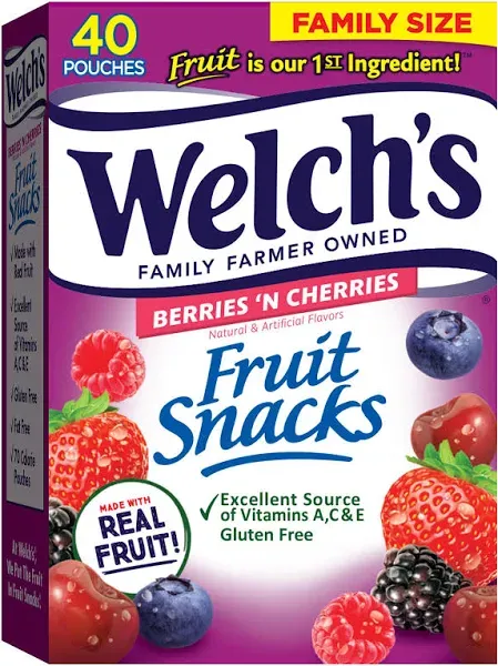 Welch's Berries N Cherries Fruit Snacks