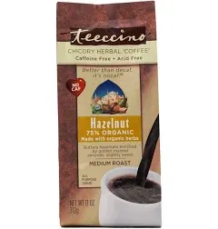 Teeccino Chicory Coffee Alternative – Hazelnut - Herbal Coffee | Ground Coffe...