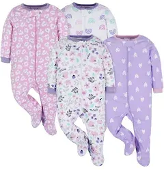 Onesies Brand Baby girls Sleep 'n Play Footed Pajamas