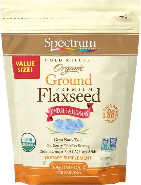 Spectrum Essentials Flaxseed Organic Ground