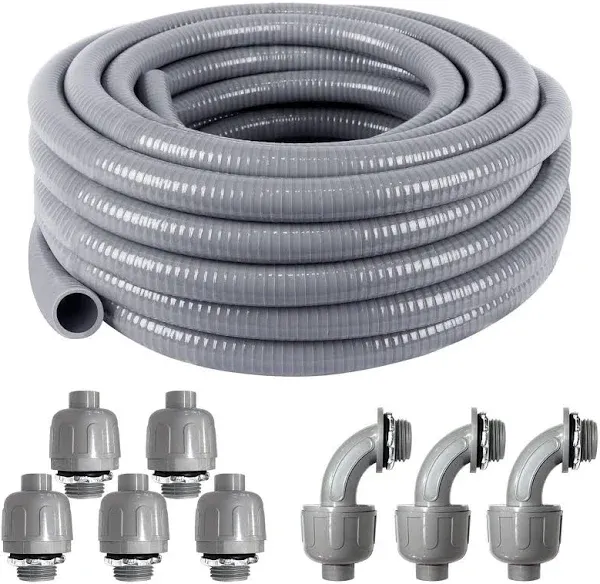 Ansgery Liquid-Tight Conduit and Kit 25ft