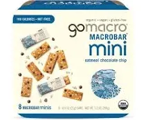 GoMacro MacroBar Mini Oatmeal Chocolate Chip