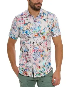 Robert Graham Men's Belize Short Sleeve Button Down Shirt