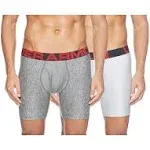 Under Armour Men&#039;s 2-Pack 5XL Tech 6&#034; Boxerjock  Underwear Mod Gray Boxer Brief