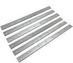 Asieg Tool DW734 Planer Blades Knives for DeWalt DW734 7342 Thickness Planers with 12.5 inch HSS Replacement Heat Treated Double Edge 2 Set (6 Pcs)