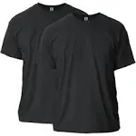  Unisex-Adult Ultra Cotton T-Shirt, Style G000, Multipack Small 2 Black (2-pack)