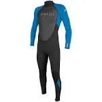 O'Neill Men's Reactor-2 3/2mm Back Zip Full Wetsuit, Black/Ocean, M