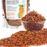 Siberian Sea Buckthorn Dried Berries 200g (7.06 oz) Raw Naturally Oily Premium Omega-7 Wild Hippophae