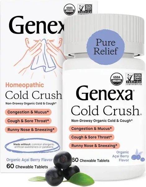 Genexa Cold Crush, Og2, Adult - 60 Tablets