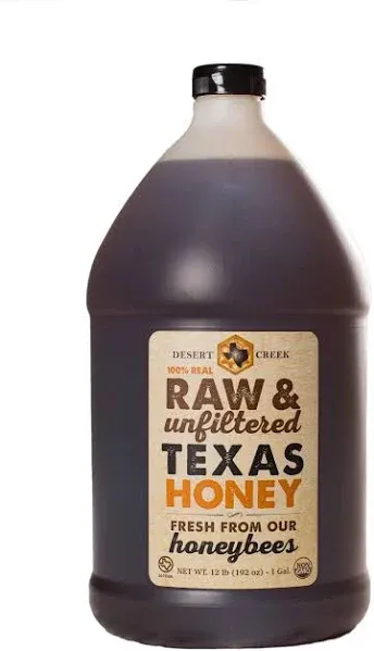 Desert Creek Honey Raw Texas Honey (1 lbs)