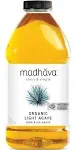 Madhava Organic Light Agave, 100% Pure Blue Nectar | Sugar Alternative | Vegan | Non GMO | Natural Liquid Sweetener, 46 oz. (Pack of 2)