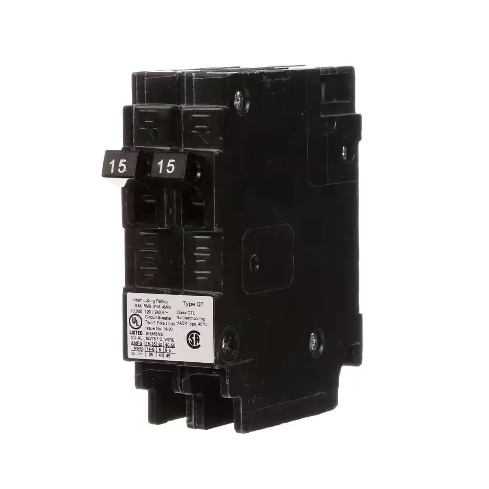 Siemens Q1515 Twin 1p 15a 120/240v Circuit Breaker NEW 1-yr WARRANTY