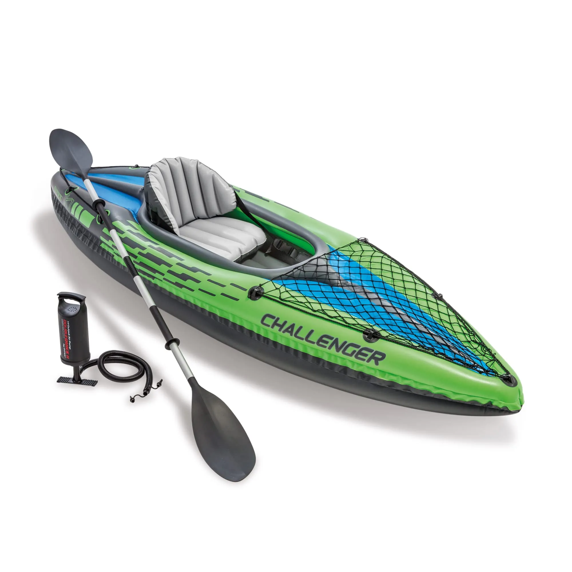 Intex Challenger K1 1-Person Inflatable Sporty Kayak and Pump