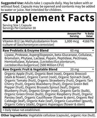 Garden Of Life Vitamin Code Raw B-12