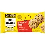 Nestle Toll House Morsels, Semi-Sweet, Mini, Chocolate - 10 oz