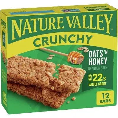 Nature Valley Crunchy Granola Bars Oats n Honey