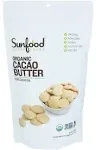 Sunfood Superfood Raw Cacao Butter - 1 lb pouch