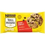 Nestle TOLL HOUSE Real Semi-Sweet Chocolate Morsels 12 oz. Bag