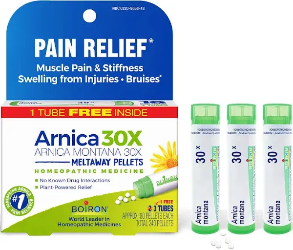 Boiron, Arnica 30C Bruise Bonus Pack, 3 Tubes